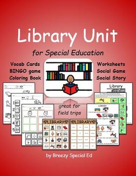 Library Unit for Field Trips / Community Outings for Special Education