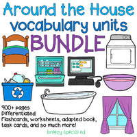 Around the House Vocabulary Units *BUNDLE* for special education