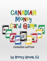 Canadian Money Math Identification Card Game