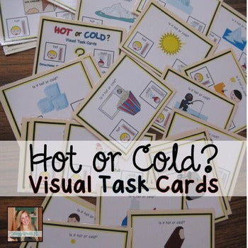 Hot or Cold? Visual Task Cards for Special Education