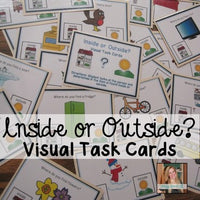 Inside or Outside? Visual Task Cards for Special Education
