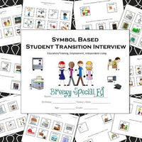 Symbol Supported Transition Interview / Questionnaire for Special Education