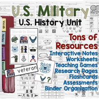 US Military / Veterans History Unit - Differentiated Resources