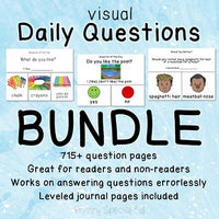 Visual Daily Questions BUNDLE! Over 700 questions for special education