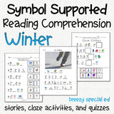 Winter - Symbol Supported Reading Comprehension for Special Ed