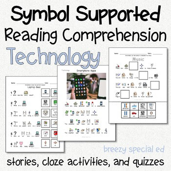 Technology - Symbol Supported Reading Comprehension for Special Ed