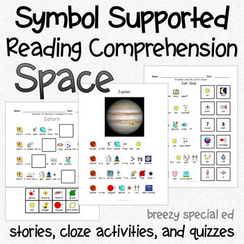 Space - Symbol Supported Picture Reading Comprehension for Special Education