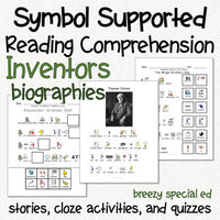 Inventors - Symbol Supported Picture Reading Comprehension for Special Education