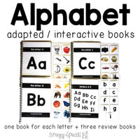 Alphabet Adapted Interactive Books with REAL PICTURES
