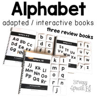 Alphabet Adapted Books (3 Review Books ONLY) REAL PICTURES