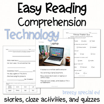 Technology - Easy Reading Comprehension for Special Education