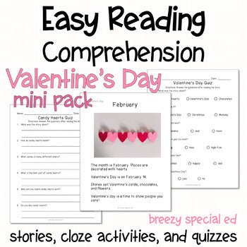 The Mega Valentine's Day Bundle for Special Education