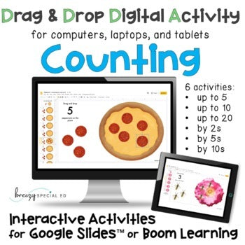 Counting and Skip Counting Interactive Digital Activities for Special Education