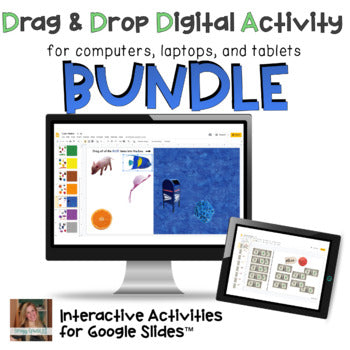 Distance Learning: BUNDLE of Interactive Drag and Drop Activities for Special Ed