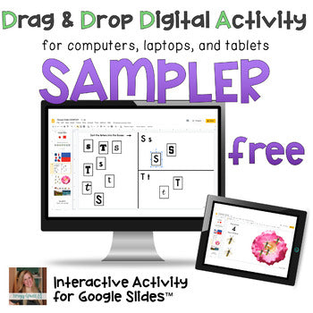 Distance Learning: FREE Interactive Activity on Google Slides™ for Special Ed