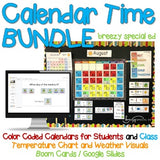 Digital and Bulletin Board Calendar Time BUNDLE