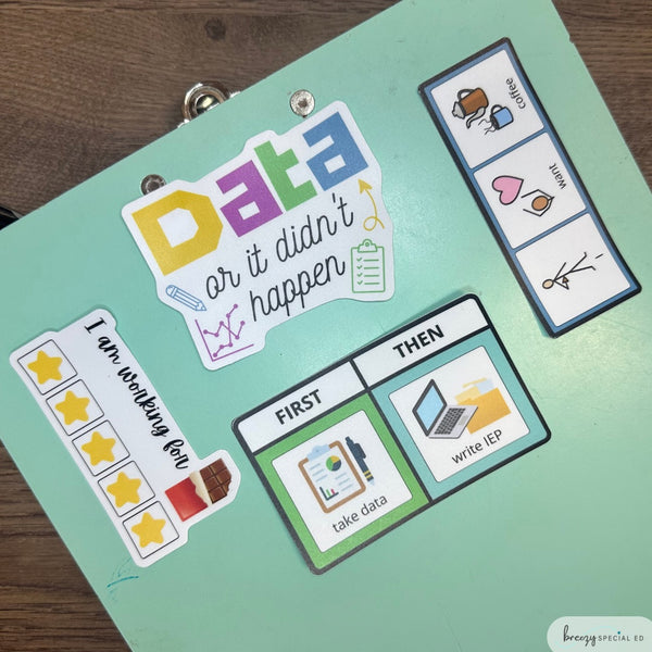Data or It Didn't Happen Teacher Stickers