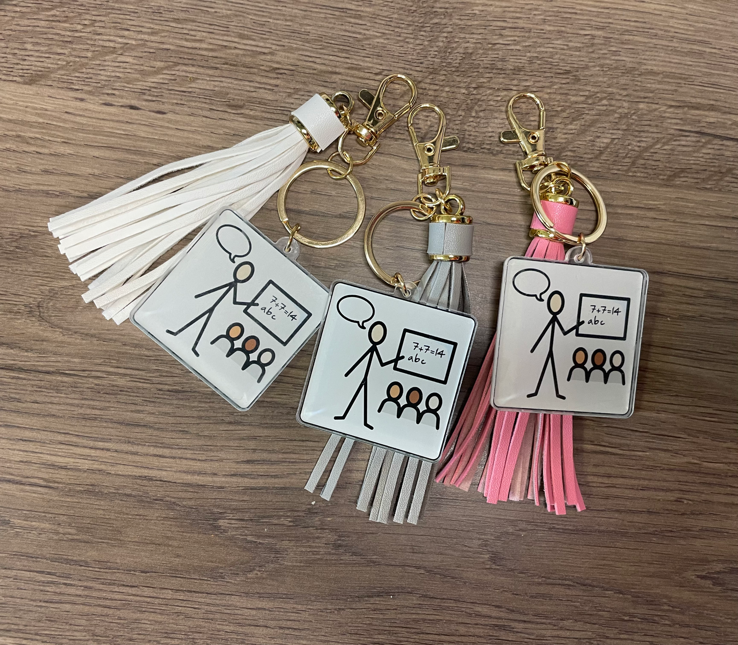 Special Education Teacher keychain with tassel