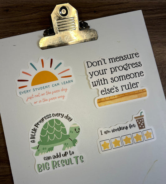 Special Education Teacher Die Cut Sticker Bundle of 4 (the mini bundle)