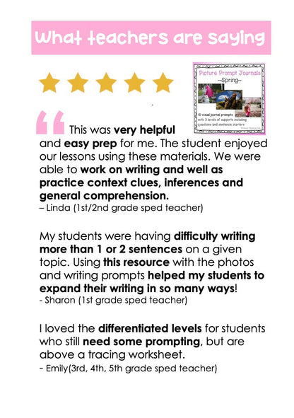 spring special education journal reviews