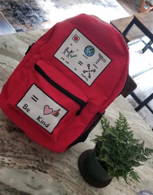 Be Kind Symbol Supported Backpack