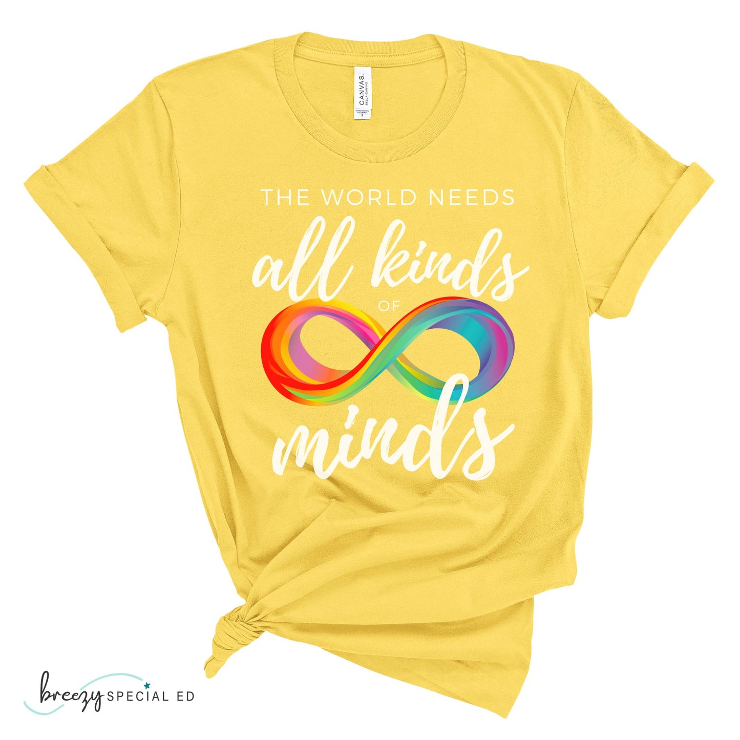 The World Needs All Kinds of Minds | Autism Acceptance | Special Education Teacher Tee
